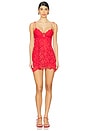 view 1 of 4 Creamsicle Lace Slip Dress in Red