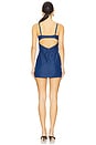 view 3 of 3 Denim Hearts Slip Dress in Blue