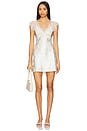 view 1 of 3 Audrey Mini Slip Dress in Cream