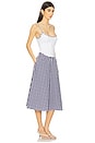 view 2 of 4 Gisella Gingham Midi Dress in Navy