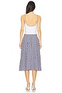 view 3 of 4 Gisella Gingham Midi Dress in Navy