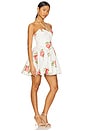 view 2 of 3 Rosebud Corset Mini Dress in White