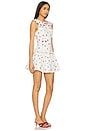 view 2 of 3 Beaded Cherries Mini Dress in White