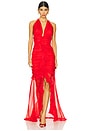 view 1 of 4 Kayta Gown in Red