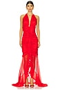 view 2 of 4 Kayta Gown in Red