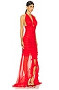 view 3 of 4 Kayta Gown in Red