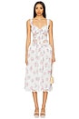 view 1 of 4 Doily Bouquet Midi Dress in White