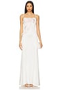 view 1 of 4 Eliana Gown in White Pink