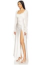 view 3 of 4 Evy Gown in White