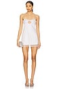 view 1 of 5 Glitter Slip Dress in White