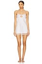 view 2 of 5 Glitter Slip Dress in White