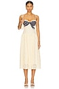 view 1 of 4 Lucy Lace Midi Dress in Buttercream