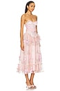 view 2 of 4 Emmeline Embroidery Midi Dress in Pink