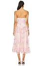 view 3 of 4 Emmeline Embroidery Midi Dress in Pink