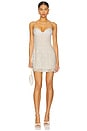view 1 of 4 Bridget Beaded Mini Dress in Cream