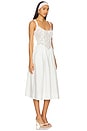 view 2 of 3 Blossom Lace Midi Dress in White