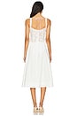 view 3 of 3 Blossom Lace Midi Dress in White