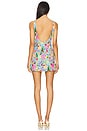 view 3 of 4 Ciao Beaded Mini Dress in Blue