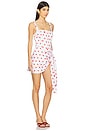 view 2 of 4 Red Dot Mini Dress in White