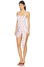 view 3 of 4 Red Dot Mini Dress in White