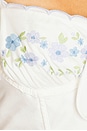 view 4 of 4 Tea Time Poplin Bustier Mini Dress in White