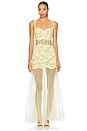 view 1 of 3 Viola Gown in Yellow