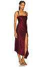 view 2 of 4 Carla Jacquard Midi Dress in Burgundy
