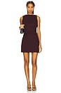 view 1 of 3 Pauline Mini Dress in Burgundy