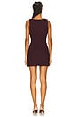 view 3 of 3 Pauline Mini Dress in Burgundy