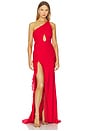 view 1 of 5 Bellany Gown in Red