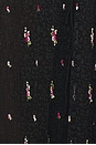view 4 of 4 Vestido longo plissado de renda Poppy in Black