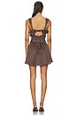 view 3 of 3 August Mini Dress in Chocolate