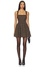 view 1 of 4 Ginny Mini Dress in Brown