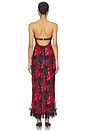 view 3 of 3 Dark Romance Maxi Dress in Red