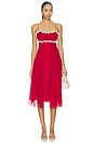view 1 of 3 Charlotte Midi Dress in Red