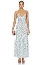 view 1 of 4 Elea Beaded Maxi Dress in Blue