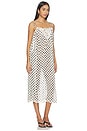 view 2 of 3 Estelle Cover Up Maxi Dress in Cream & Black