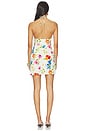 view 3 of 3 Tropical Bloom Mini Dress in White