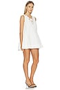 view 2 of 3 ROBE COURTE NICOLA in White