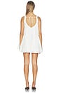 view 3 of 3 ROBE COURTE NICOLA in White
