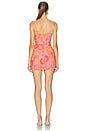 view 3 of 4 Tide Pool Beaded Mini Dress in Apricot