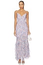 view 1 of 4 MAXIVESTIDO ELEA in Blue