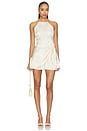 view 1 of 4 ROBE COURTE ADRIFT SATIN in Cream