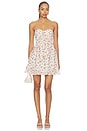 view 1 of 4 Teagan Mini Dress in Cream Red