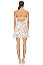 view 3 of 4 Teagan Mini Dress in Cream Red