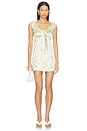 view 1 of 4 Liam Floral Mini Dress in Butter
