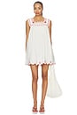 view 1 of 4 ROBE COURTE EMMA SLEEVELESS in White