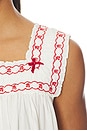 view 4 of 4 ROBE COURTE EMMA SLEEVELESS in White