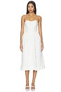 view 1 of 5 Laura Eyelet Midi Dress in White