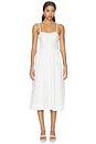 view 2 of 5 Laura Eyelet Midi Dress in White